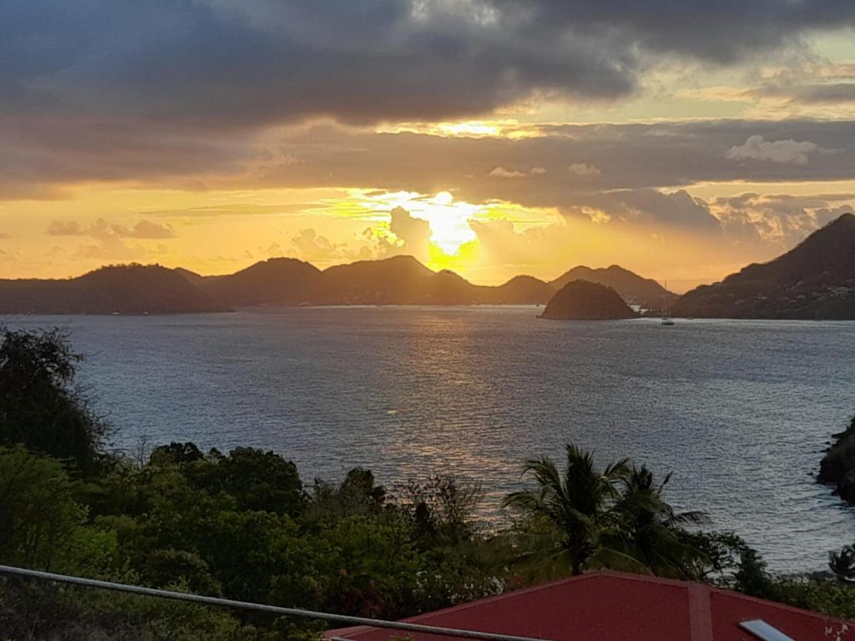 Ti Kaz Anoli Vue Epoustouflante Sur La Baie Villa Terre-de-Bas Eksteriør billede