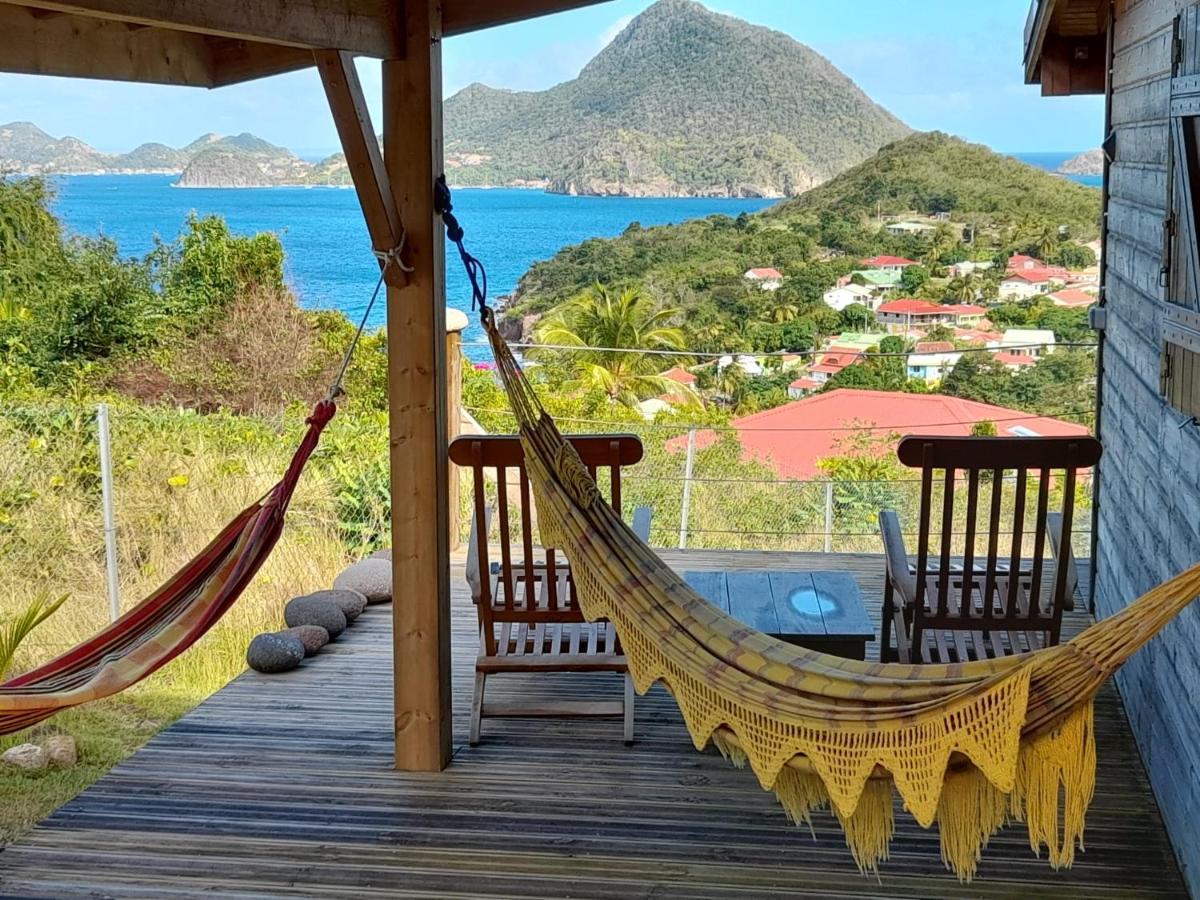 Ti Kaz Anoli Vue Epoustouflante Sur La Baie Villa Terre-de-Bas Eksteriør billede
